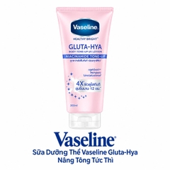 ( Thái Lan) Sữa Dưỡng Thể Vaseline Gluta-Hya Nâng Tông Tức Thì Tuýp 300ml