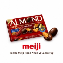 Socola Meiji Hạnh Nhân Vị Cacao 75g- Hàng Nhật chính hãng