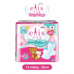Băng vệ sinh thấm siêu tốc Elis 25cm ban ngày ( 14 miếng) - Hàng Nhật chính hãng