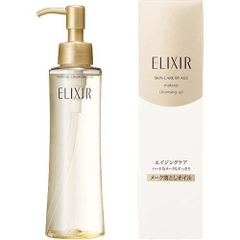 Dầu Tẩy Trang Elixir Sạch Sâu, Cấp Ẩm, Ngừa Lão Hóa 150ml - Hàng Nhật nội địa