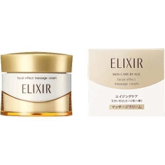 Kem massage nâng cơ da mặt Shiseido Elixir Skin Care By Age Facial Effect Massage Cream (93g) - Hàng Nhật nội địa