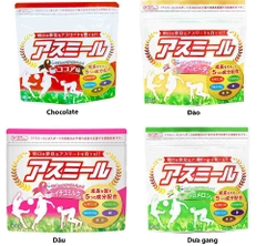 Sữa Hỗ Trợ Phát Triển Chiều Cao ASUMIRU gói 180g Dành Cho Bé Từ 3-16 Tuổi ( vị dưa gang)
