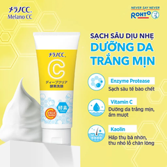 Sữa rửa mặt trị nám, trắng da nhật bản Melano CC 130g - Hàng Nhật Nội Địa