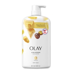 Sữa Tắm Olay Dưỡng Ẩm Vượt Trội Với Bơ Hạt Mỡ 975ml - Hàng Nhật nội địa