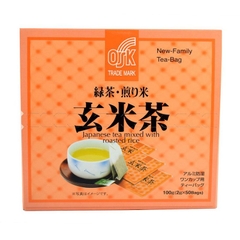 Trà Xanh Mix Gạo Rang Osk Sencha Japanese Green Tea Hộp 20 Túi - Hàng Nhật nội địa