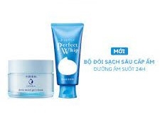 Bộ đôi Sạch sâu - Cấp ẩm 24H (Sữa rửa mặt Senka Perfect Whip 120g và Mặt nạ ngủ Senka Deep moist Gel Cream 50g)