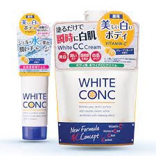 Combo dưỡng trắng da White ConC (Kem dưỡng ẩm làm trắng da Watery Cream 90g +Kem dưỡng trắng da toàn thân ban ngày 200g)