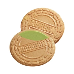 Bánh quy kẹp kem Bourbon vị trà xanh - Hàng Nhật nội địa