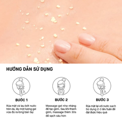 Tẩy Da Chết Rosette Bright Peel Cam Chanh Vitamin C 120g  - Hàng Nhật nội địa