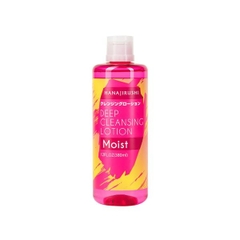 Nước tẩy trang Hanajirushi Deep Cleansing Lotion Moist (380ml) - dành cho da khô - Hàng Nhật nội địa