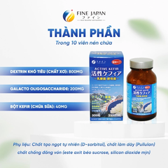 Viên uống nấm men lợi khuẩn bổ sung dinh dưỡng cho cơ thể Active Kefir FINE JAPAN lọ 300 viên - Hàng Nhật nội địa