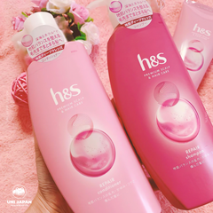 Set dầu gội xả HS Premium màu hồng ( cho tóc hư tổn )-Hàng Nhật Nội Địa