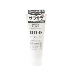 Sữa rửa mặt tạo bọt sạch nhờn Uno Men Whip Wash Black 130g - Hàng Nhật chính hãng