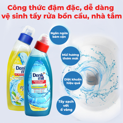 Dung dịch tẩy đa năng nhà vệ sinh, bồn cầu Denkmit 750ml ( hương tự nhiên)