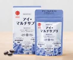 Viên uống bổ mắt, chống oxy hóa Menard Eye Multi Supplement 120 viên mẫu mới - Hàng Nhật nội địa