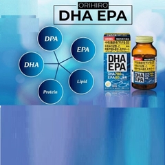 Viên uống bổ não Orihiro DHA& EPA hộp 180v – Hàng Nhật nội địa