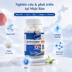 (Chính hãng) Viên Uống Hỗ Trợ Phát Triển Chiều Cao 270 Viên GH Creation EX+  -  Hàng Nhật chính hãng
