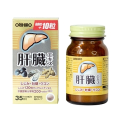 Viên uống bổ gan, giải độc gan Orihiro Shijimi 35 ngày ( 70 viên) - Hàng Nhật nội địa