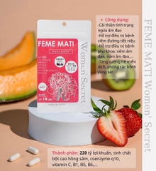 Viên Uống Phụ Khoa Feme Mati Women’s Secret Nhật Bản (30 Viên) - Hàng Nhật nội địa