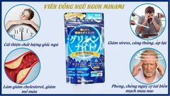 Viên uống hỗ trợ ngủ ngon Minami 80 viên - Hàng Nhật nội địa