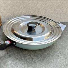 Vung nồi chảo inox 3 kích cỡ 16-18-20cm Echo - Hàng Nhật nội địa