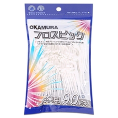 Tăm Nhựa Okamura Gói 120 Cây - Hàng Nhật nội địa