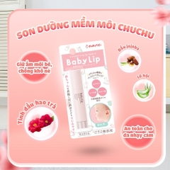 Son dưỡng ẩm và làm mềm môi cho bé ChuChu Baby Lip - Hàng Nhật nội địa