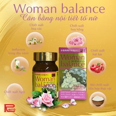 Woman Balance- TPCN hỗ trợ cân bằng nội tiết tố nữ 60 viên - Hàng Nhật nội địa