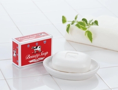 Xà bông tắm dùng cho cả da mặt COW 100g