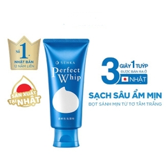 Sữa rửa mặt Senka Perfect Whip 150g - Hàng Nhật nội địa
