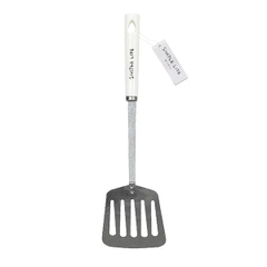 Xẻng lật có rãnh inox, tay cầm chống nóng Echo 31cm- Hàng Nhật nội địa
