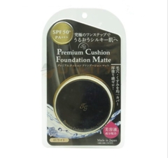Phấn nước TG Premium Cushion màu đen cho da dầu (tone tự nhiên) - Hàng Nhật nội địa