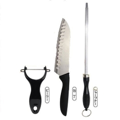 Set 3 dụng cụ nhà bếp shaprpener Kitchen Knife - Hàng Nhật nội địa