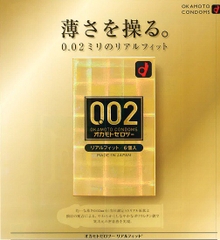 HỘP 6 CHIẾC BAO CAO SU SIÊU MỎNG OKAMOTO CONDOMS 0.02 4547691775948