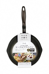 Chảo chống dính đá hoa cương Grinday Kakusee - size 24cm sâu lòng - Hàng Nhật nội địa