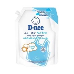 ( Thái Lan) Nước giặt D-nee nội địa màu xanh dương hương Lovely Sky túi 1300ml
