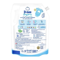 ( Thái Lan) Nước giặt D-nee nội địa màu xanh dương hương Lovely Sky túi 1300ml