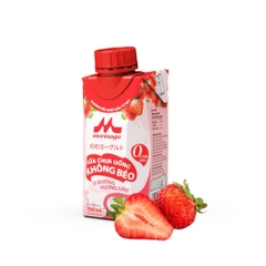 Sữa chua uống không béo ít đường Morinaga 190ml ( vị dâu) - Hàng Nhật nội địa