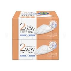 COTTON LABO- Bông tẩy trang 80 tờ x 2 hộp - Hàng Nhật nội địa