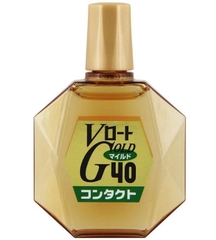 Thuốc nhỏ mắt V Rohto Gold giảm mờ mắt và mỏi mắt 20ml ( phù hợp người lớn tuổi) - Hàng Nhật Nội Địa