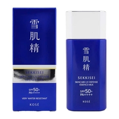 Sữa chống nắng bảo vệ da toàn diện Sekkisei Skincare UV Defense Essence Milk SPF 50+ Pa++++ 60g - Hàng Nhật nội địa
