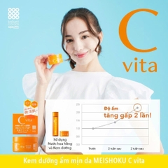Kem Dưỡng Meishoku C Vita Smooth Cream Sáng Mịn Da 45g - Hàng Nhật Nội Địa