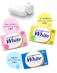Xà phòng tắm Kao White Soap Nhật Bản 130g ( Hương Hoa Hồng)