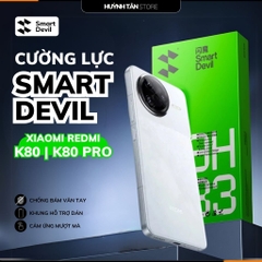 SmartDevil Kính cường lực Redmi K80/ K80 Pro trong suốt KHÔNG FULL MÀN chống bám vân tay chính hãng Smart Devil huỳnh tân