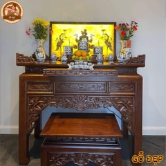 Bàn Thờ Án Gian Gỗ Gụ Lào BT 9337