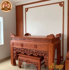 Án Gian Thờ Gỗ Hương - BT 570