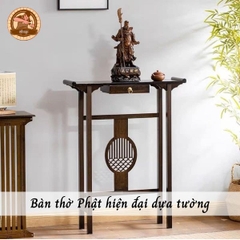 Mẫu bàn thờ Phật hiện đại, dựa tường, chuẩn phong thủy