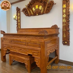 Án Gian Bàn Thờ Tam Cấp Gỗ Tự Nhiên BT 2366