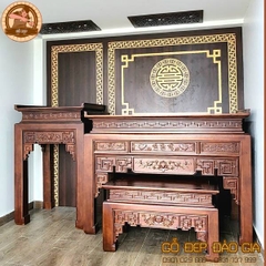 Mẫu Bàn Thờ Phật Và Gia Tiên BT 315