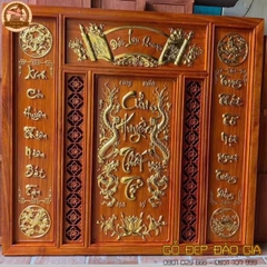 Mẫu Cửu Huyền Thất Tổ Gỗ Hương T01